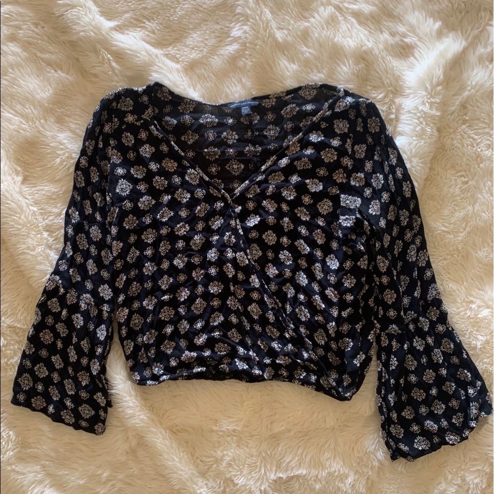 Patterned American Eagle Blouse